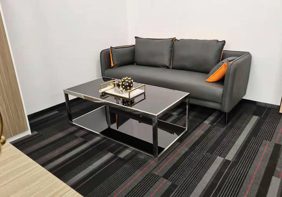 二手办公沙发茶几组合安装效果图 二手办公沙发茶几组合安装效果图